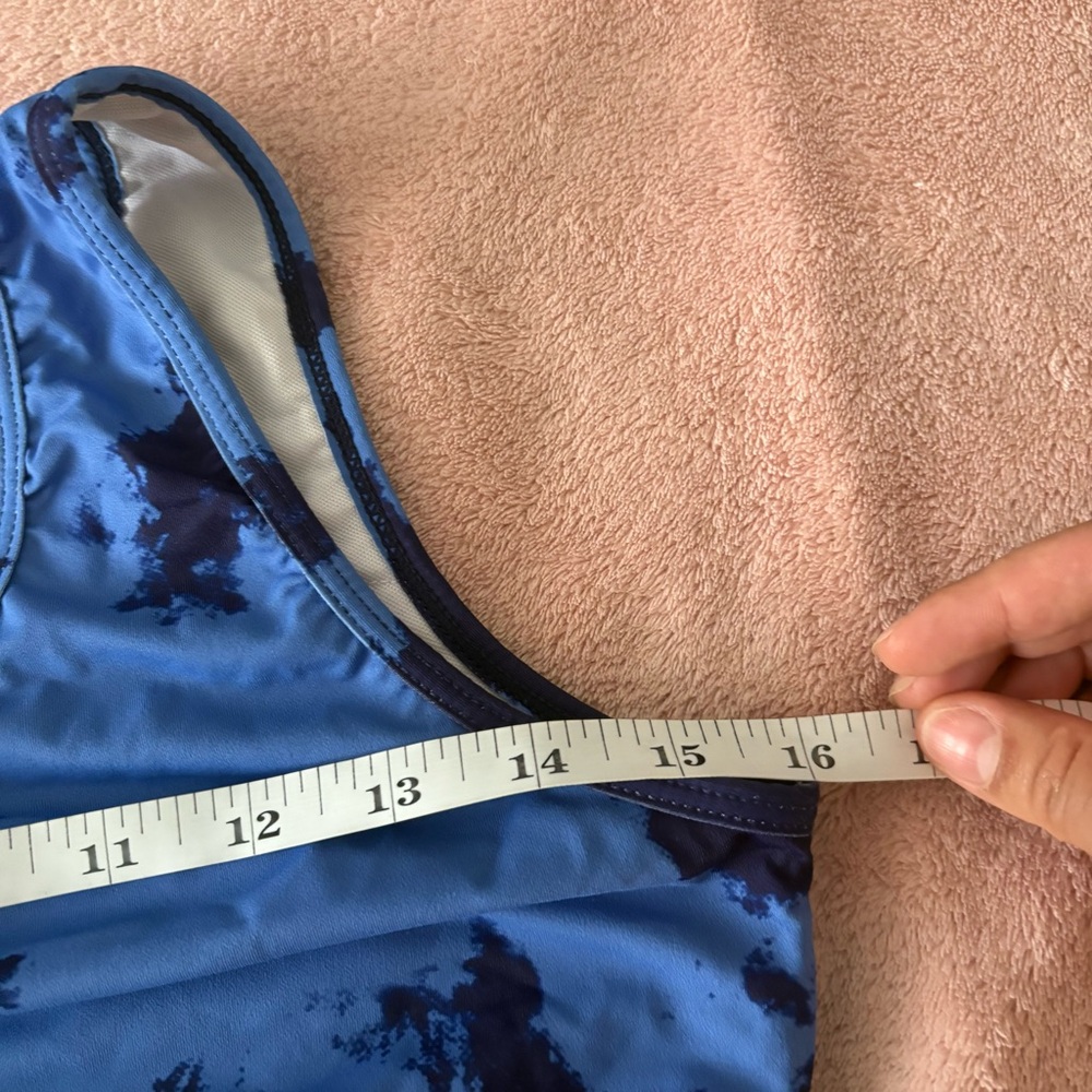 SHEIN Blue Sports Bra and Leggings Set - Picture 6 of 7